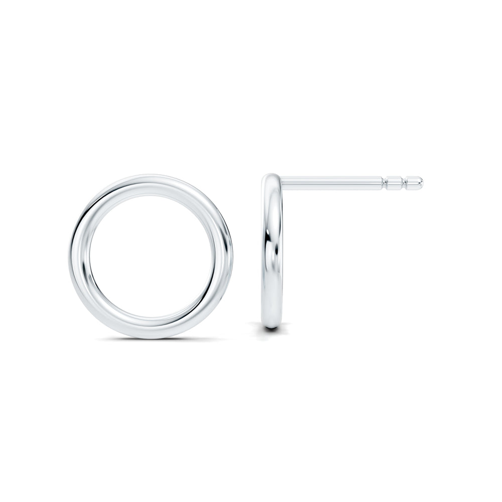 Audrey Front Hoop High Polish Earrings image 14