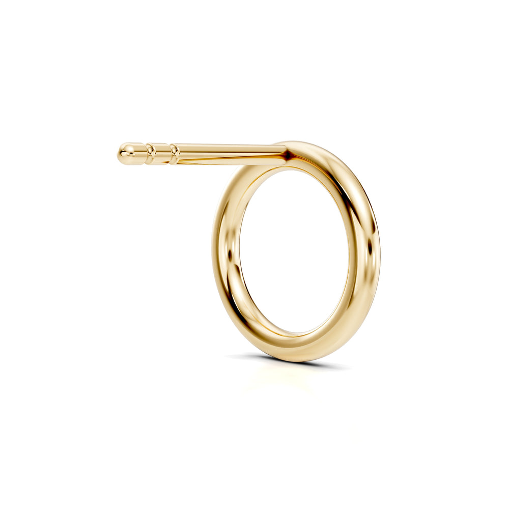 Audrey Front Hoop High Polish Earrings image 7