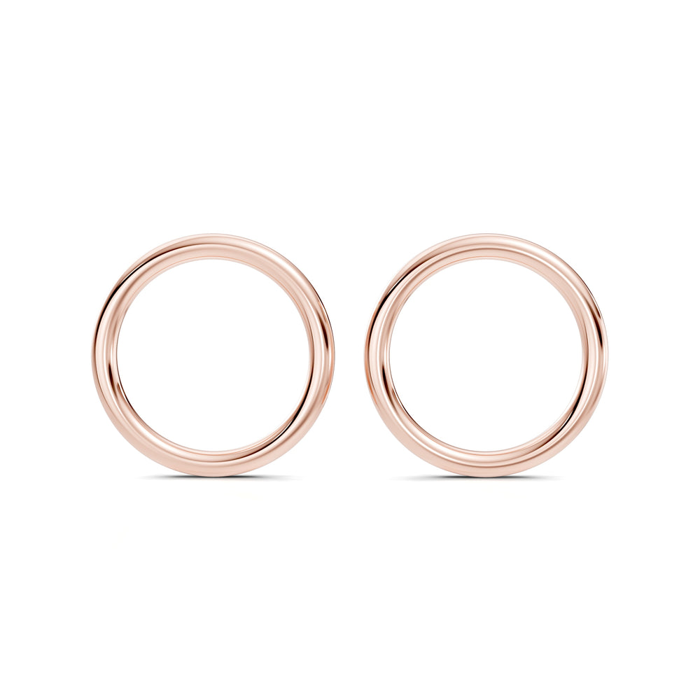 Audrey Front Hoop High Polish Earrings image 25