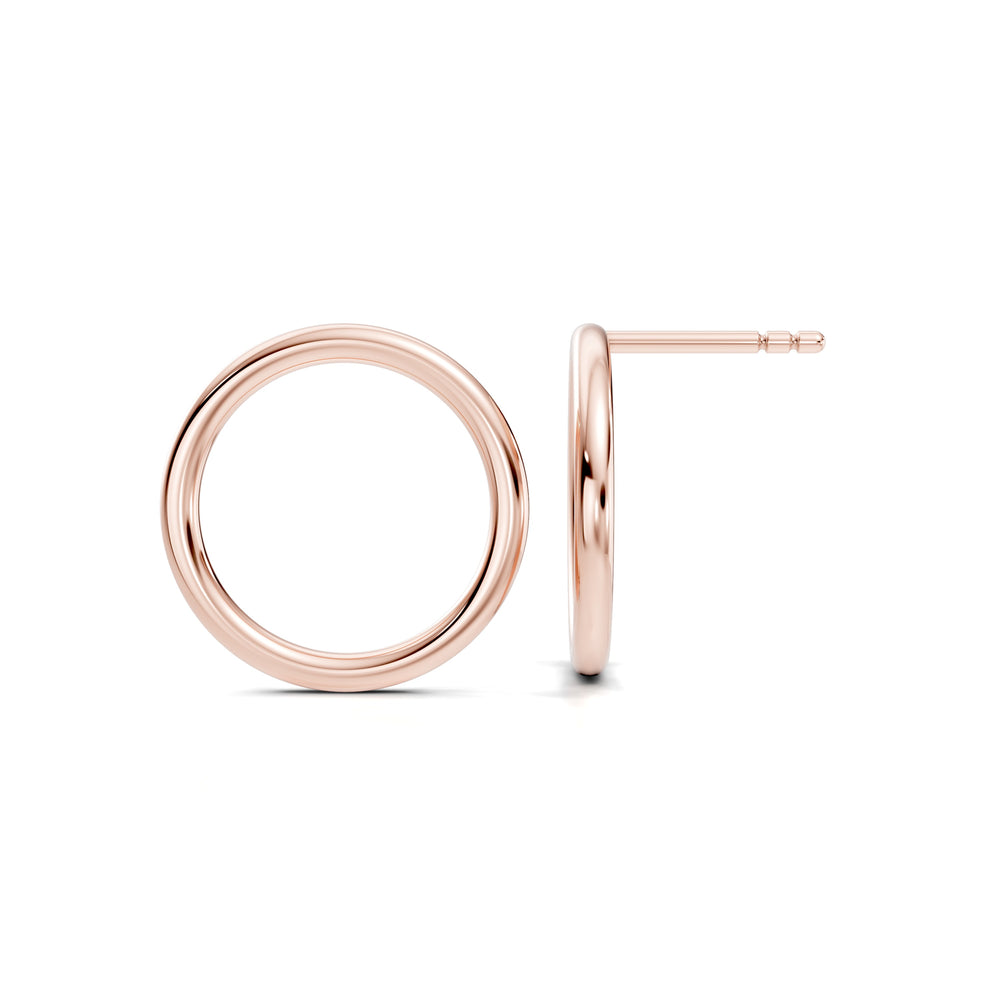 Audrey Front Hoop High Polish Earrings image 26