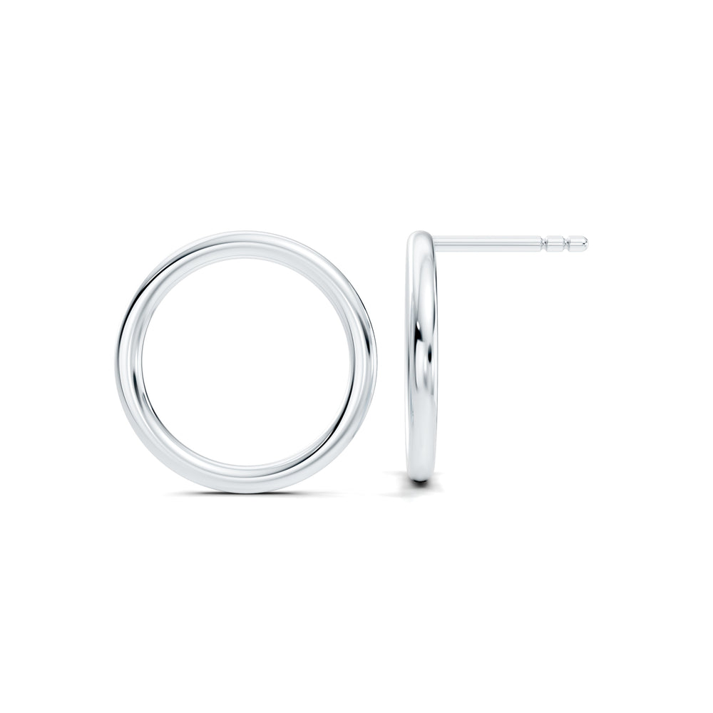 Audrey Front Hoop High Polish Earrings image 18