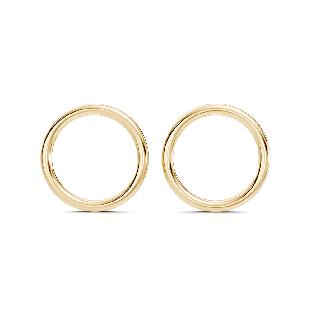 Audrey Front Hoop High Polish Earrings image 21