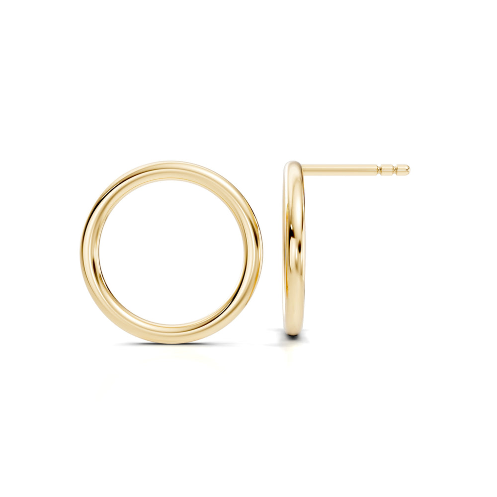 Audrey Front Hoop High Polish Earrings image 22