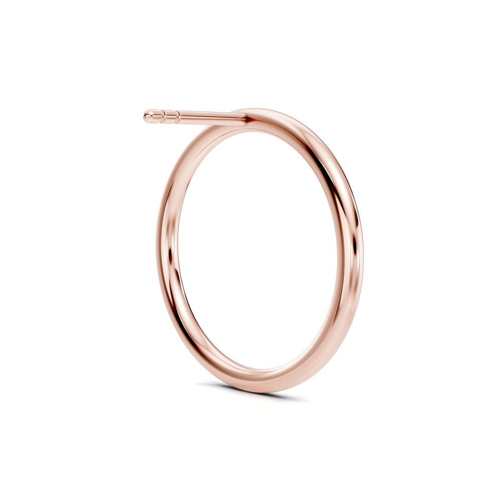 Audrey Front Hoop High Polish Earrings image 43