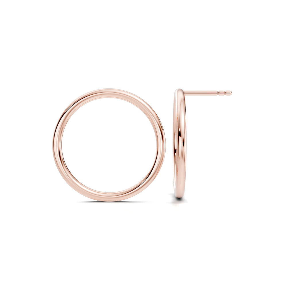 Audrey Front Hoop High Polish Earrings image 42