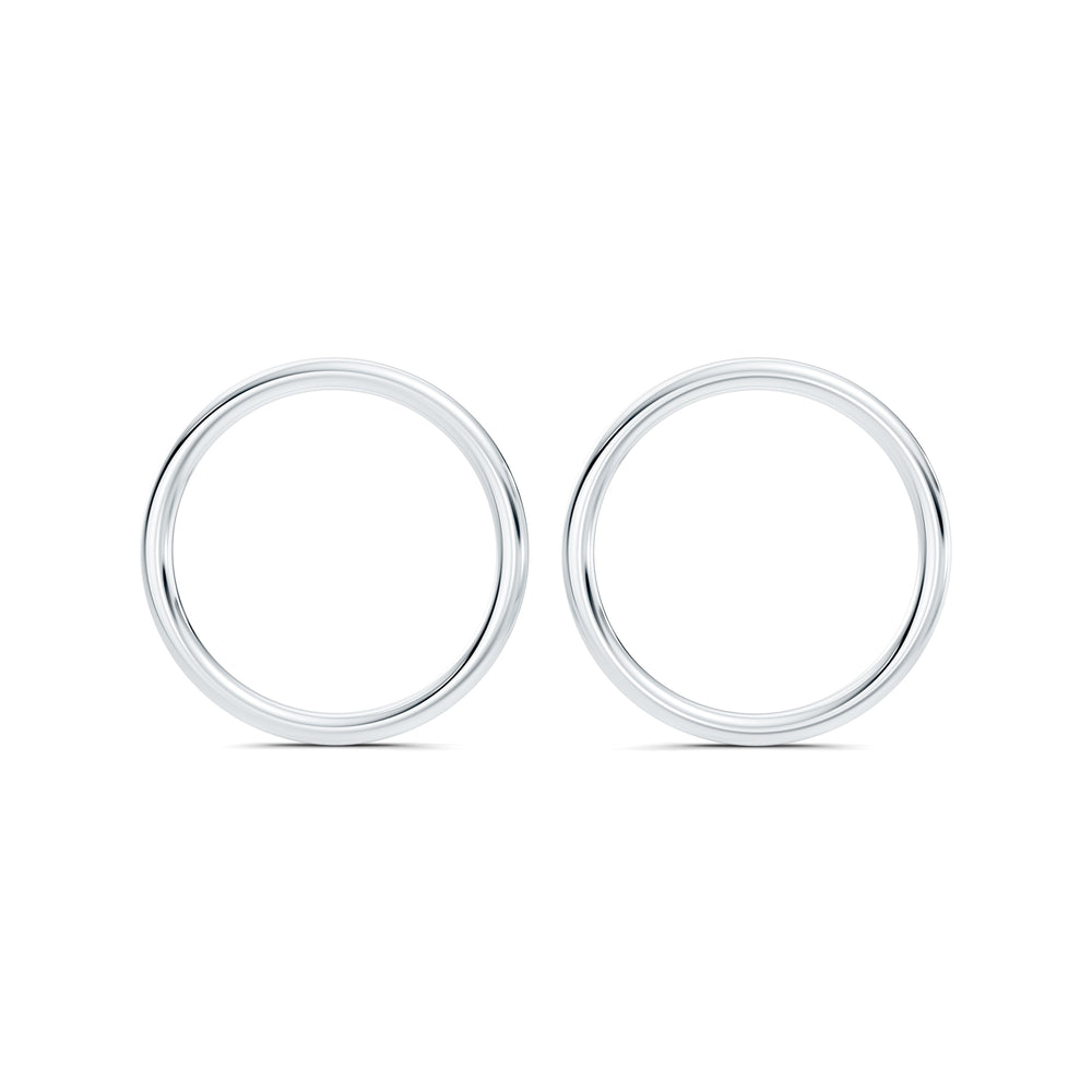 Audrey Front Hoop High Polish Earrings image 45