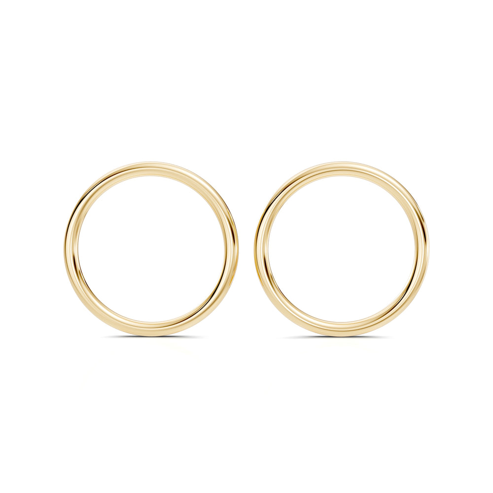 Audrey Front Hoop High Polish Earrings image 37