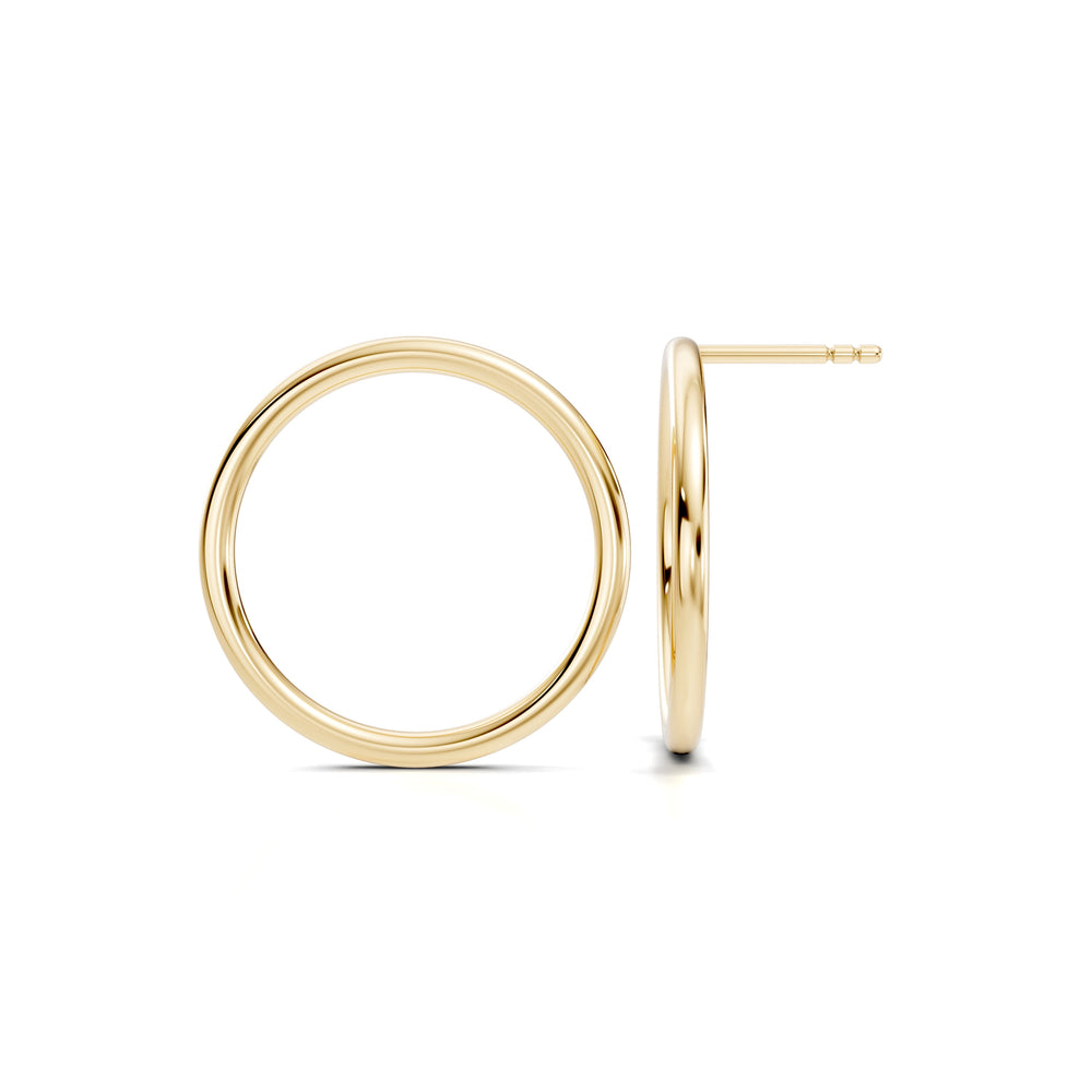 Audrey Front Hoop High Polish Earrings image 38