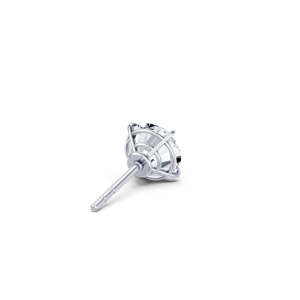 Claire Lab Diamond Round Brilliant Solitaire Studs image 27