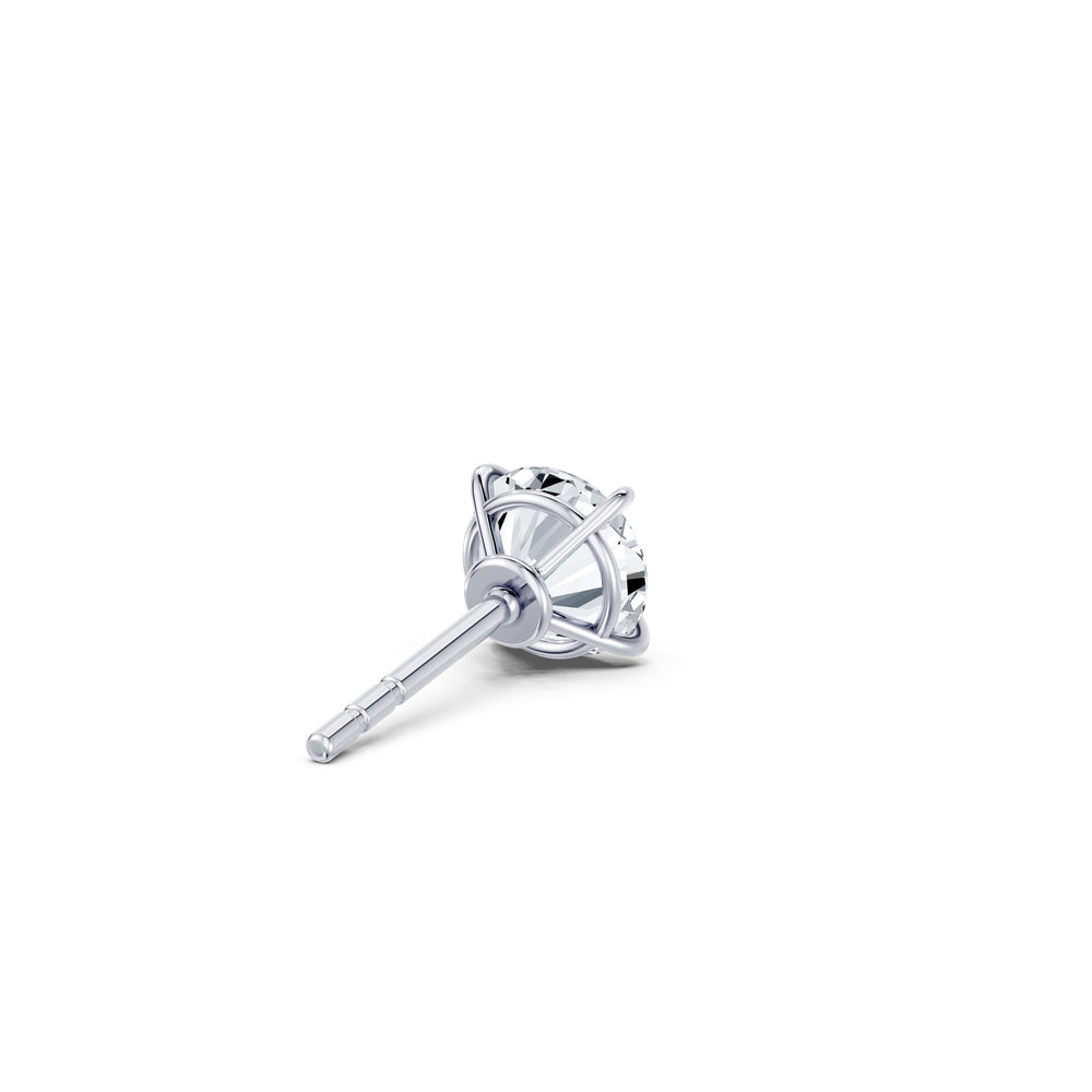 Claire Lab Diamond Round Brilliant Solitaire Studs image 15