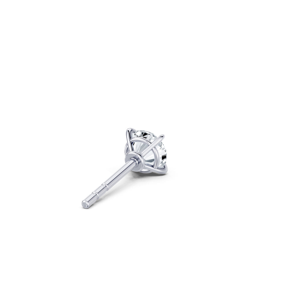Claire Lab Diamond Round Brilliant Solitaire Studs image 3