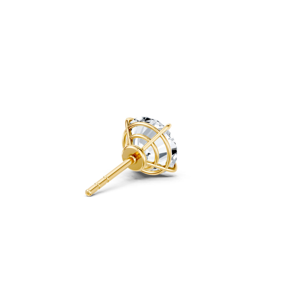 Claire Lab Diamond Round Brilliant Solitaire Studs image 42