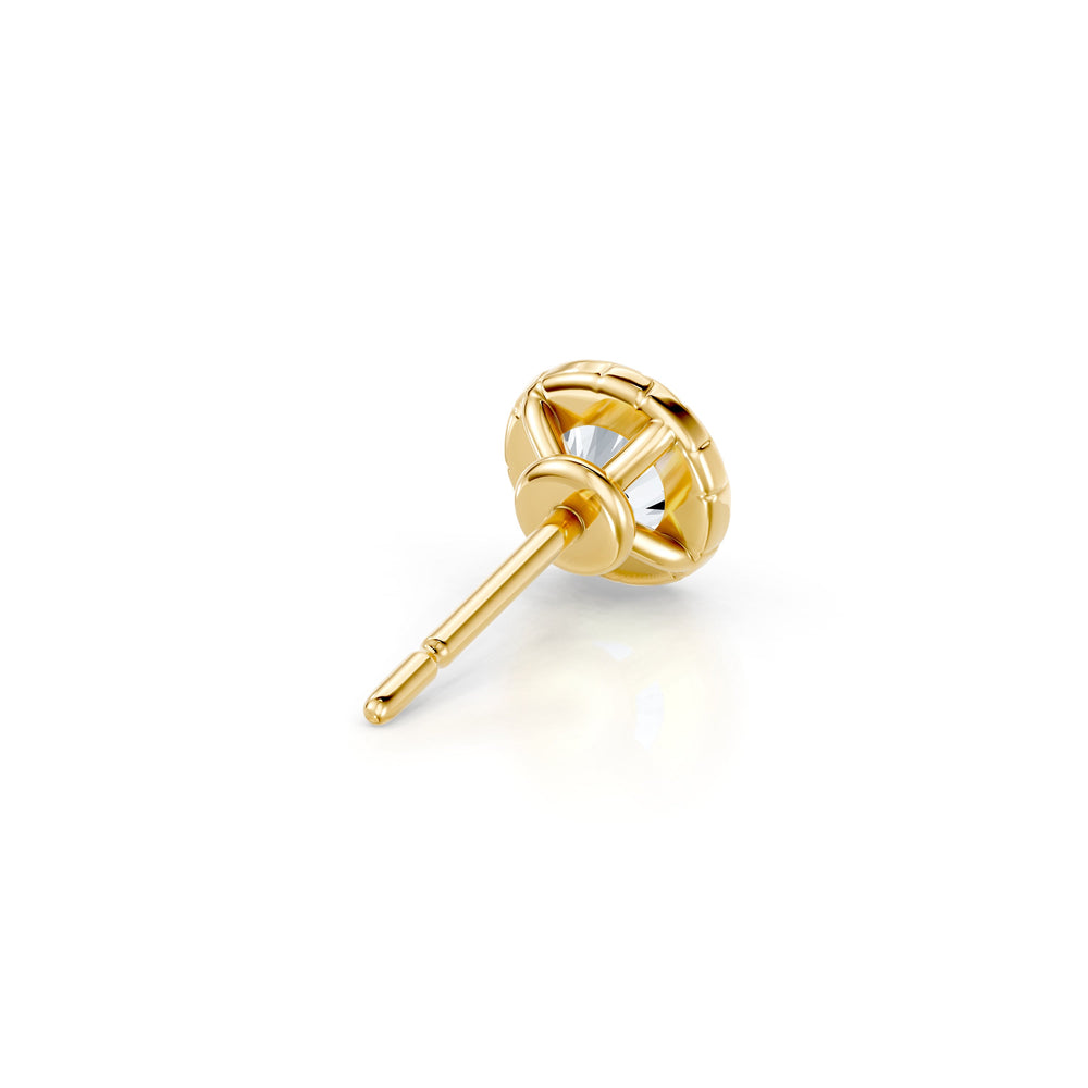 Soho Bezel Essential Lab Diamond Round Brilliant Studs image 6
