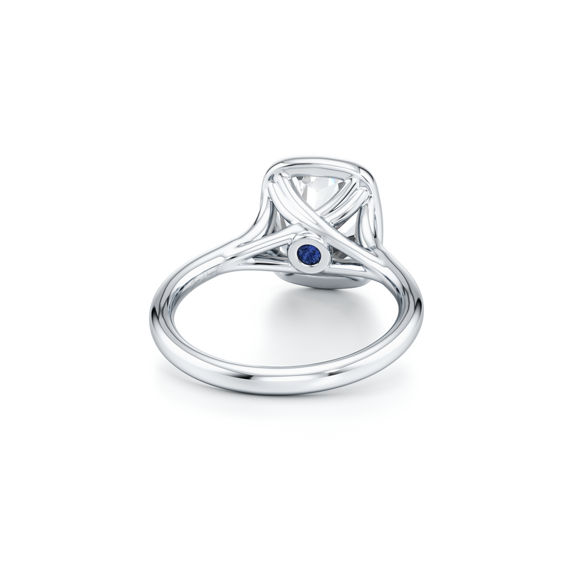 Elle Bezel Solitaire Lab Diamond Engagement Ring image 43