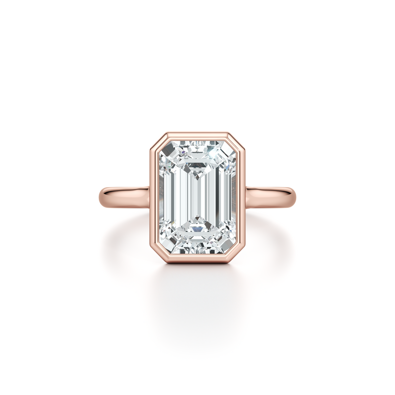 Elle Bezel Solitaire Lab Diamond Engagement Ring image 71