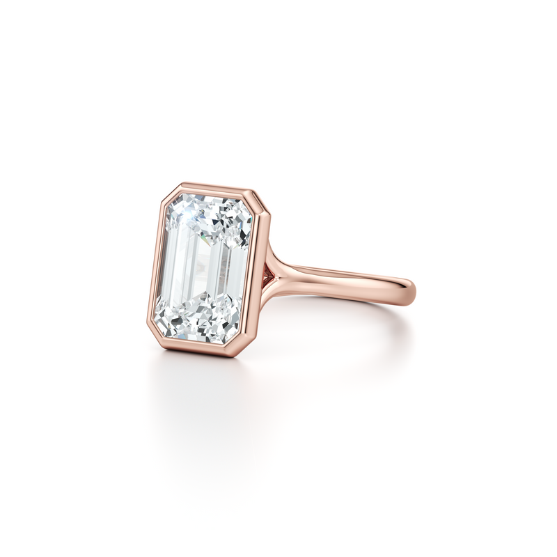Elle Bezel Solitaire Lab Diamond Engagement Ring image 72