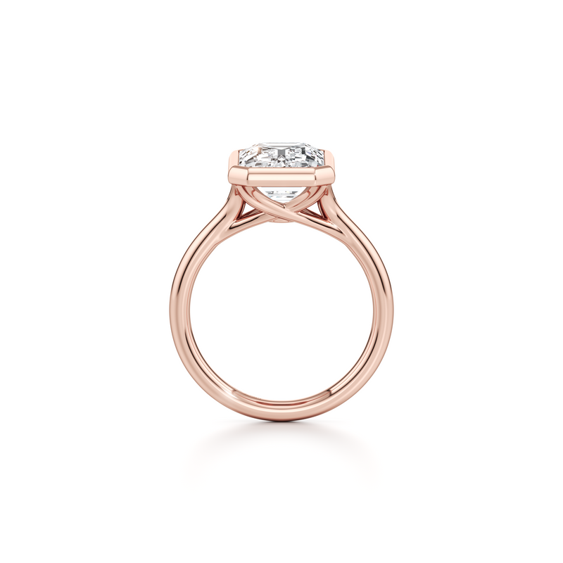 Elle Bezel Solitaire Lab Diamond Engagement Ring image 74