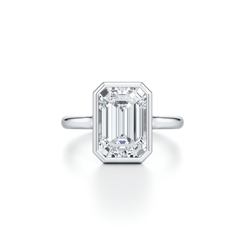 Elle Bezel Solitaire Lab Diamond Engagement Ring image 61