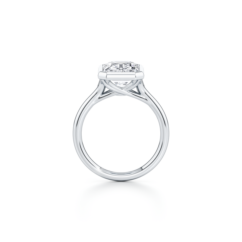 Elle Bezel Solitaire Lab Diamond Engagement Ring image 64