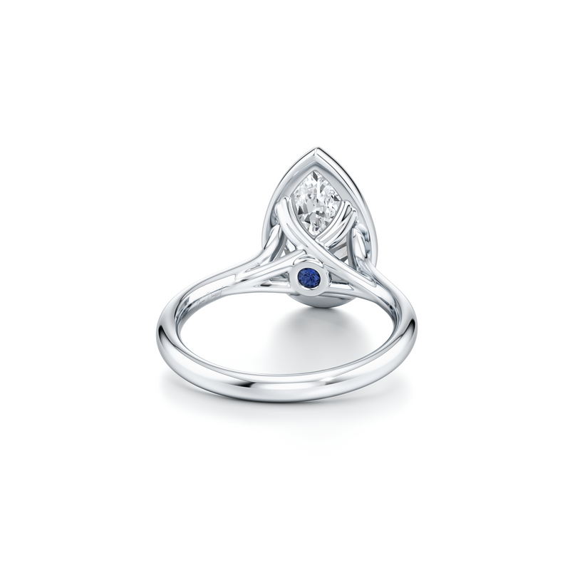 Elle Bezel Solitaire Lab Diamond Engagement Ring image 83