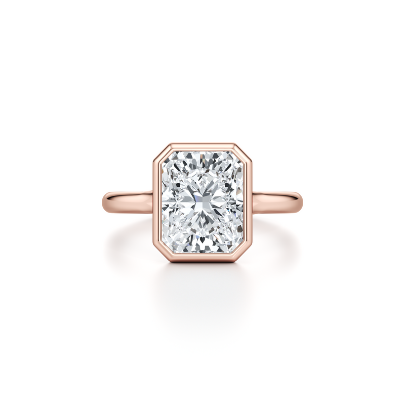 Elle Bezel Solitaire Lab Diamond Engagement Ring image 111
