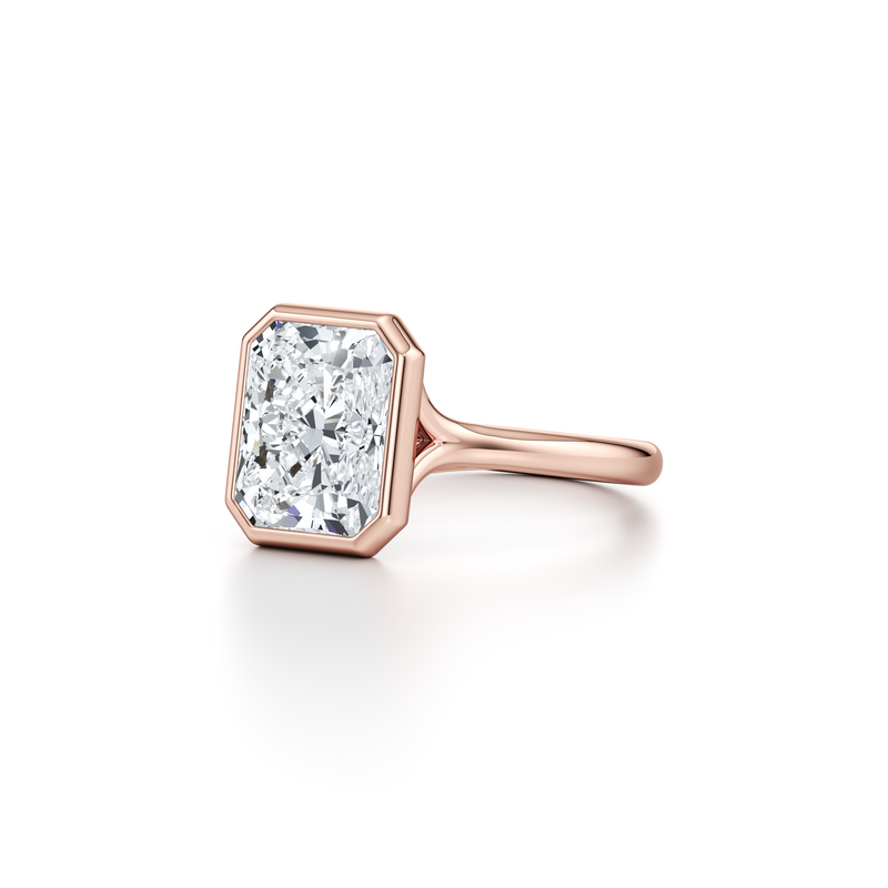 Elle Bezel Solitaire Lab Diamond Engagement Ring image 112