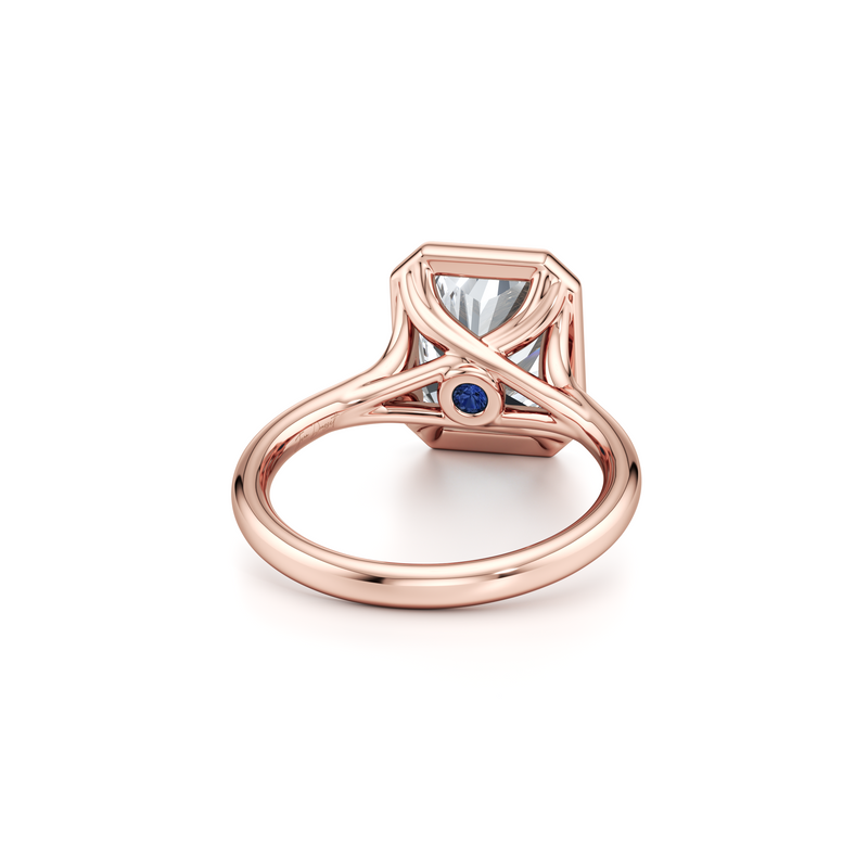 Elle Bezel Solitaire Lab Diamond Engagement Ring image 113