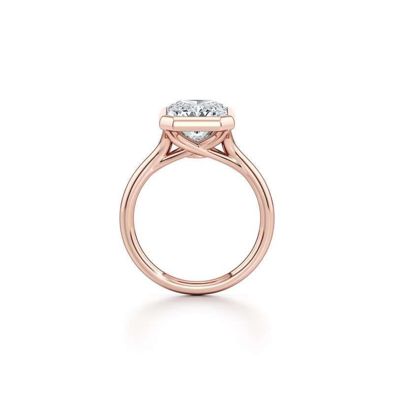 Elle Bezel Solitaire Lab Diamond Engagement Ring image 114