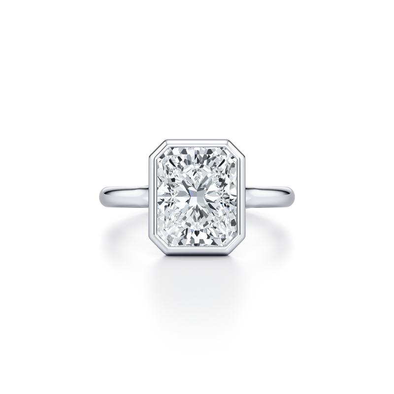 Elle Bezel Solitaire Lab Diamond Engagement Ring image 101