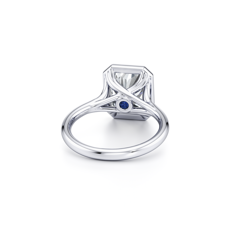 Elle Bezel Solitaire Lab Diamond Engagement Ring image 103