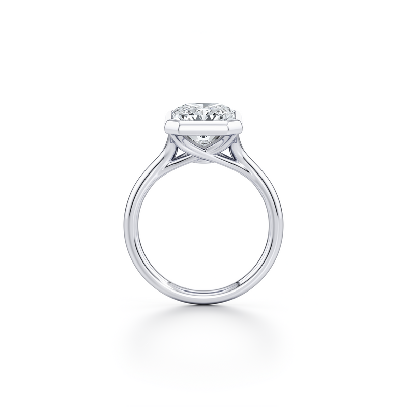 Elle Bezel Solitaire Lab Diamond Engagement Ring image 104
