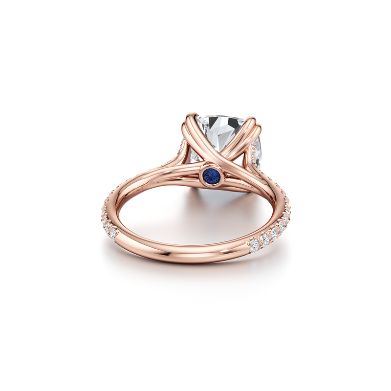 Elle Solitaire Lab Diamond Engagement Ring image 43