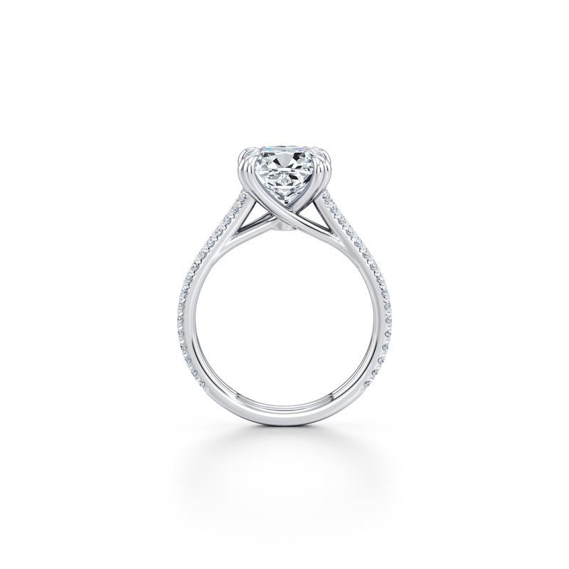Elle Solitaire Lab Diamond Engagement Ring image 29