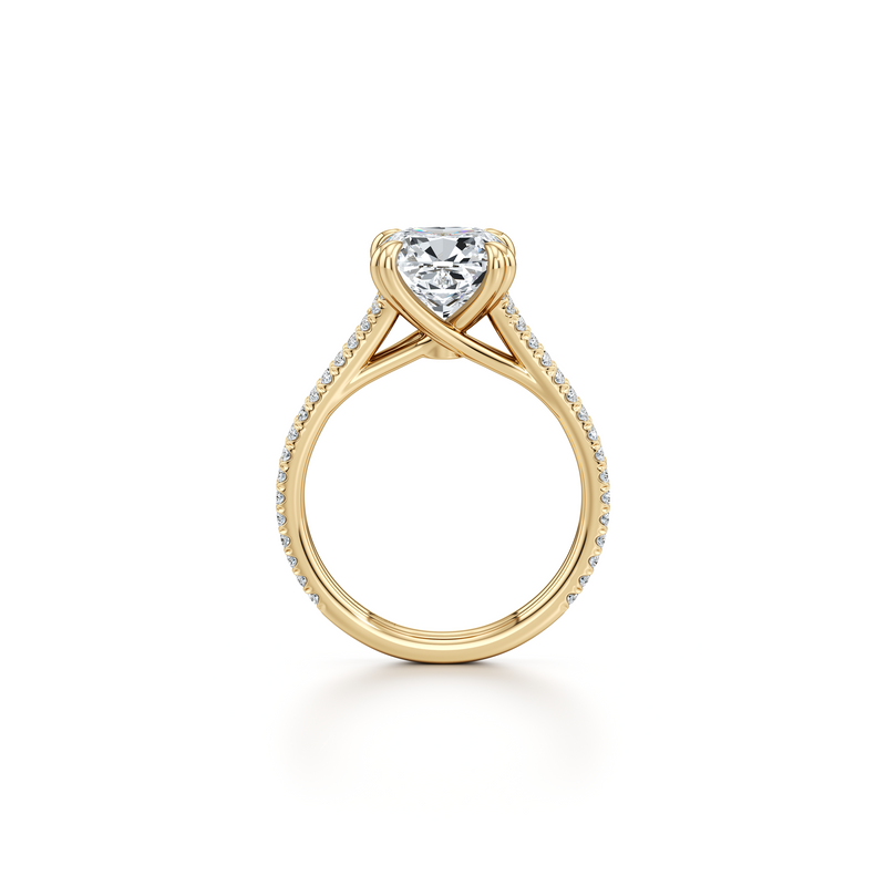 Elle Solitaire Lab Diamond Engagement Ring image 34