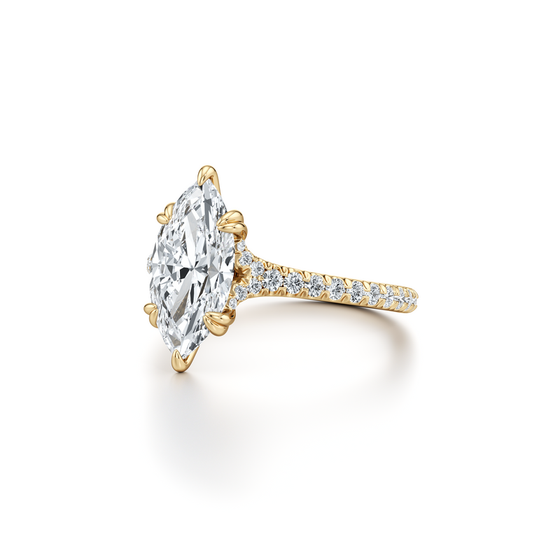 Elle Solitaire Lab Diamond Engagement Ring image 70