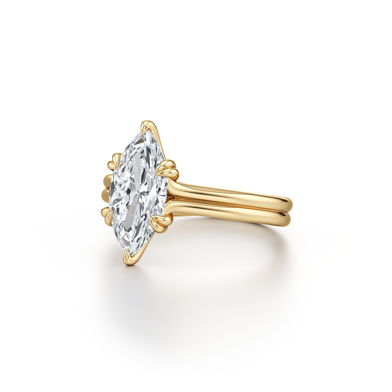Elle Solitaire Lab Diamond Engagement Ring image 132