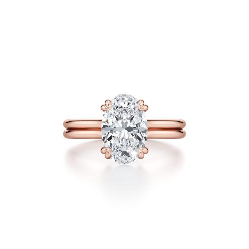 Elle Solitaire Lab Diamond Engagement Ring image 16