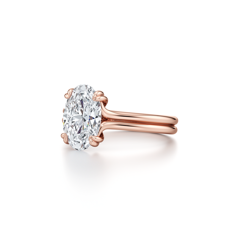 Elle Solitaire Lab Diamond Engagement Ring image 17