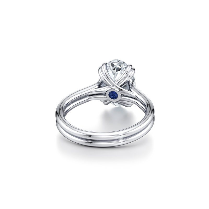 Elle Solitaire Lab Diamond Engagement Ring image 8