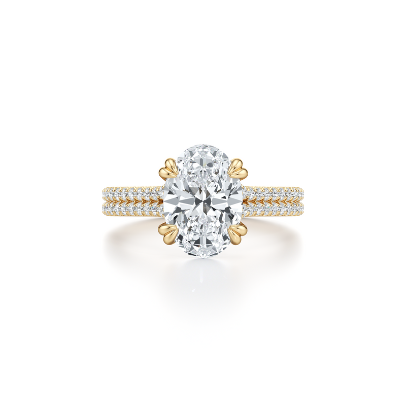 Elle Solitaire Lab Diamond Engagement Ring image 11