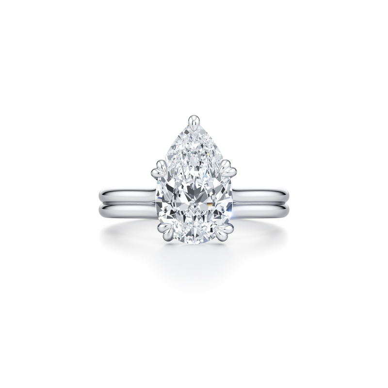 Elle Solitaire Lab Diamond Engagement Ring image 86