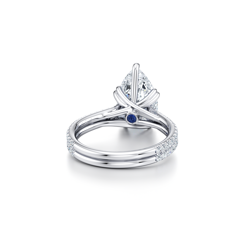 Elle Solitaire Lab Diamond Engagement Ring image 3