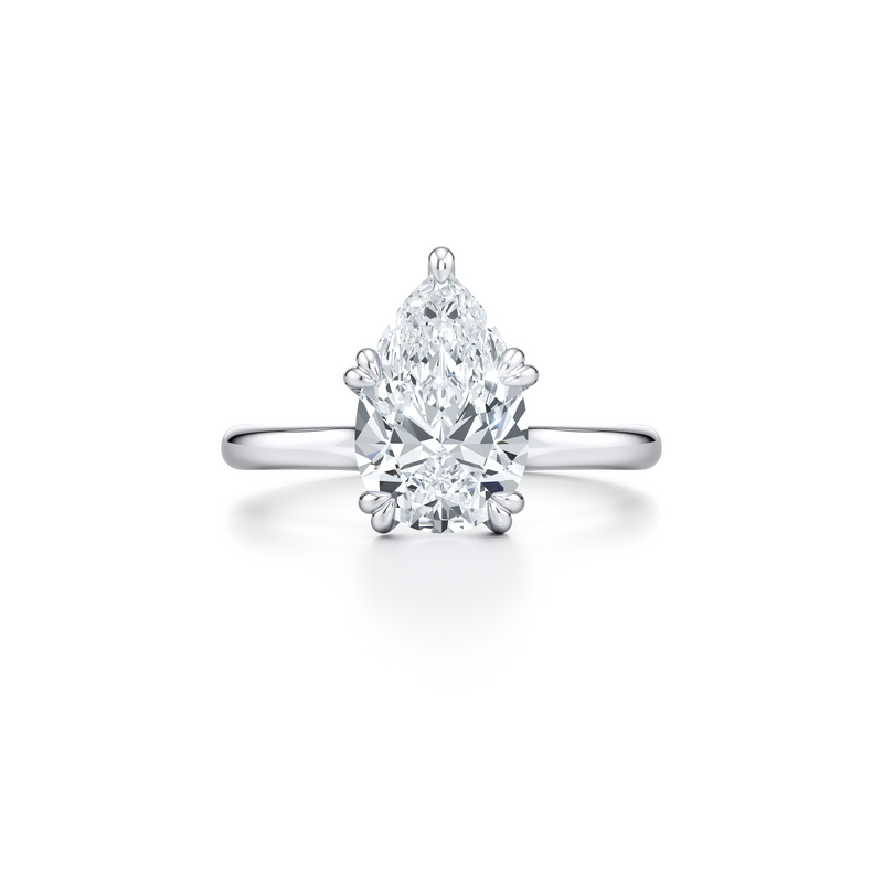 Elle Solitaire Lab Diamond Engagement Ring image 33