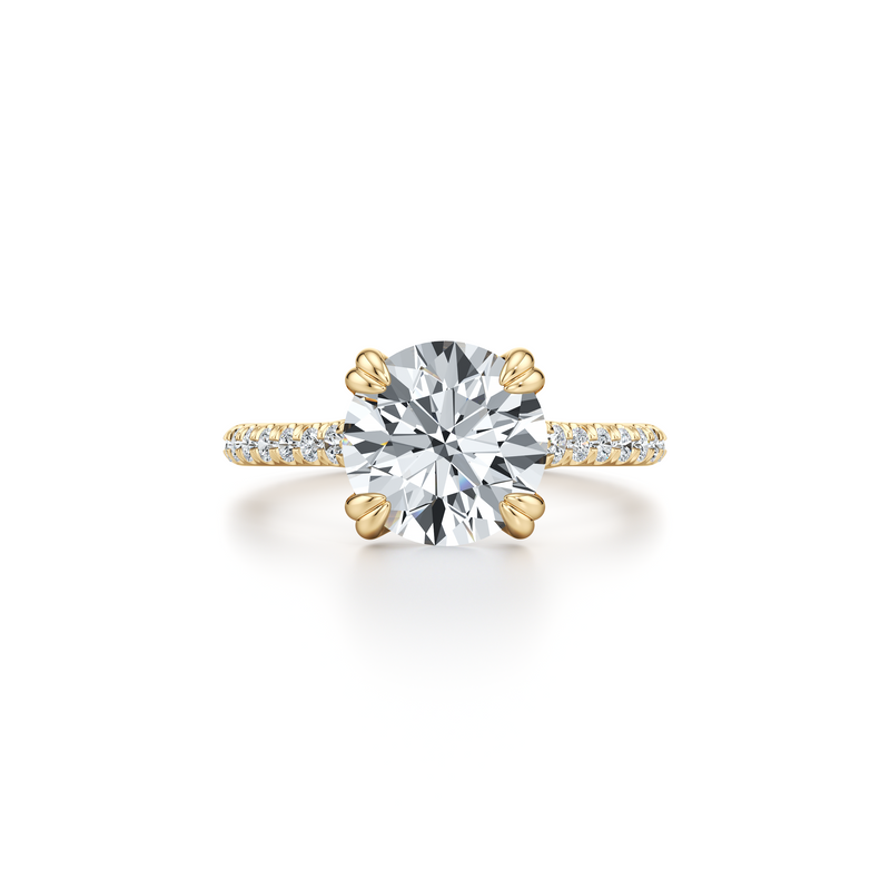 Elle Solitaire Lab Diamond Engagement Ring image 1
