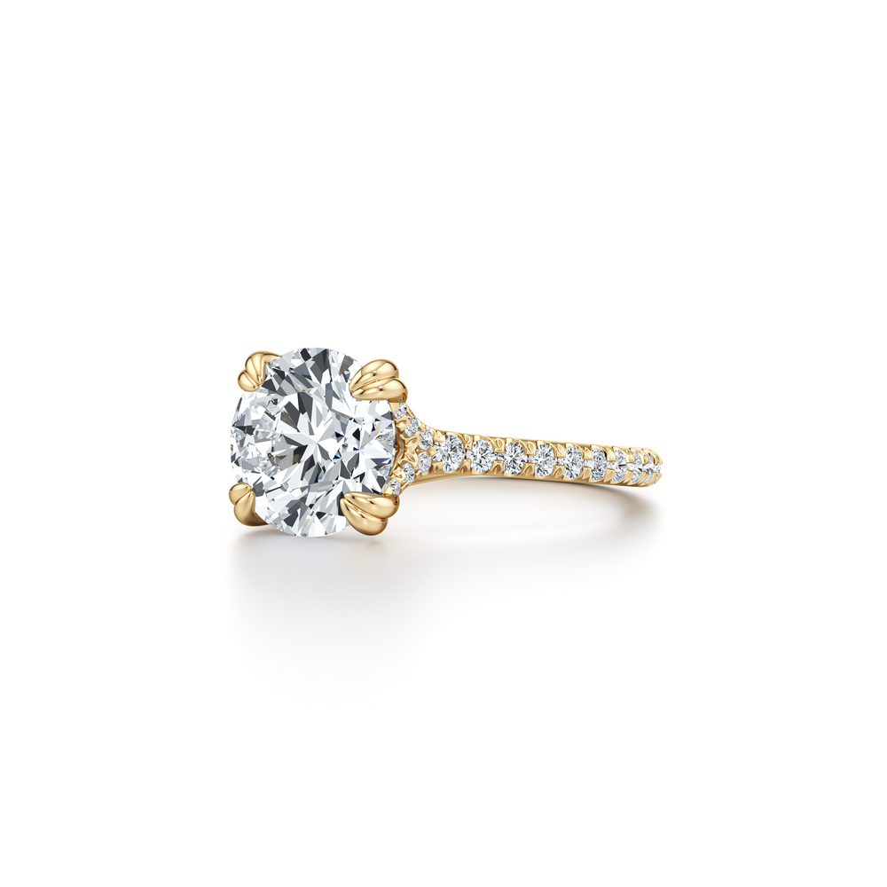Elle Solitaire Lab Diamond Engagement Ring image 2
