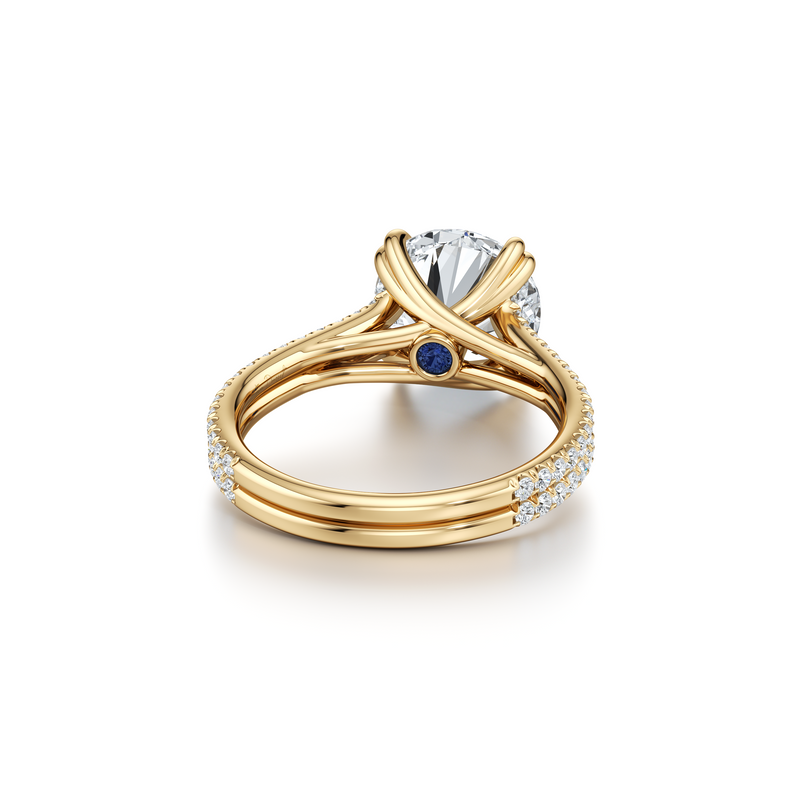 Elle Solitaire Lab Diamond Engagement Ring image 107