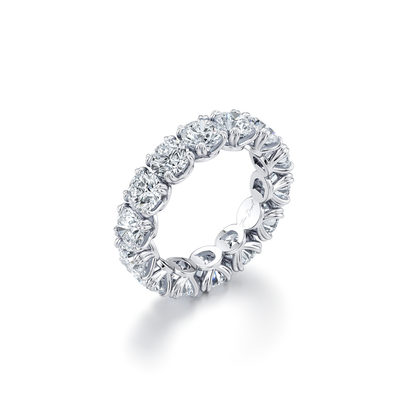 Elle Round Brilliant Lab Diamond Eternity Band image 2