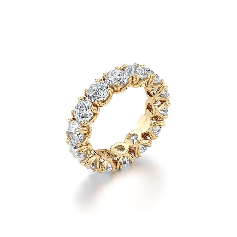 Elle Round Brilliant Lab Diamond Eternity Band image 1