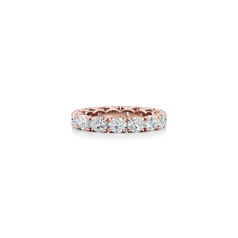 Elle East-West Oval Lab Diamond Eternity Band image 6