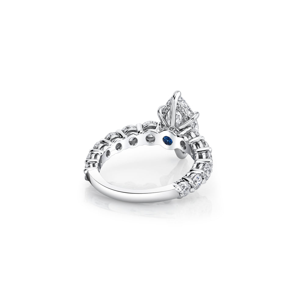 Gwen Marquise Solitaire Lab Diamond Engagement Ring image 3